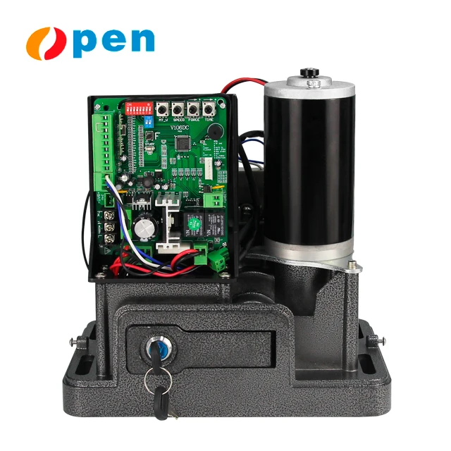 Branch line integrated translation door motor DC door opening machine, remote control electric sliding gate opener