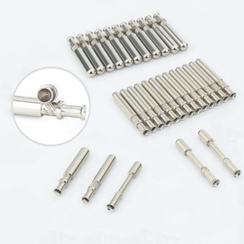 Customized OEM Solid Plug Pin H62 Brass Pin Crimping Soldering Screw Type