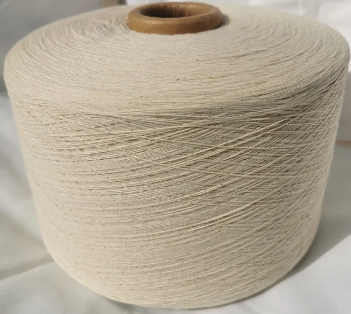 Polyester cotton recycled yarn colored yarn glove colored woven fabric socks towel yarn Open End