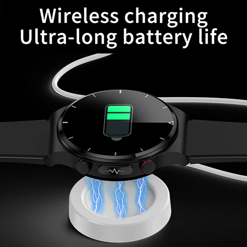 Smart Watch Body Temperature Measurement Sport watch Blood Oxygen Monitor IP68 Waterproof Wireless Charger Smartwatch