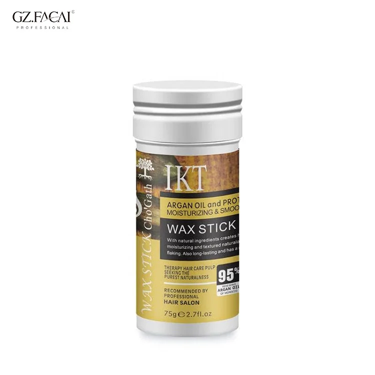 Perfect Smooth Non-Frizziy Hair Edge Control Private Label Keratin Hair Wax Sticks Hair Gel Stick 75g