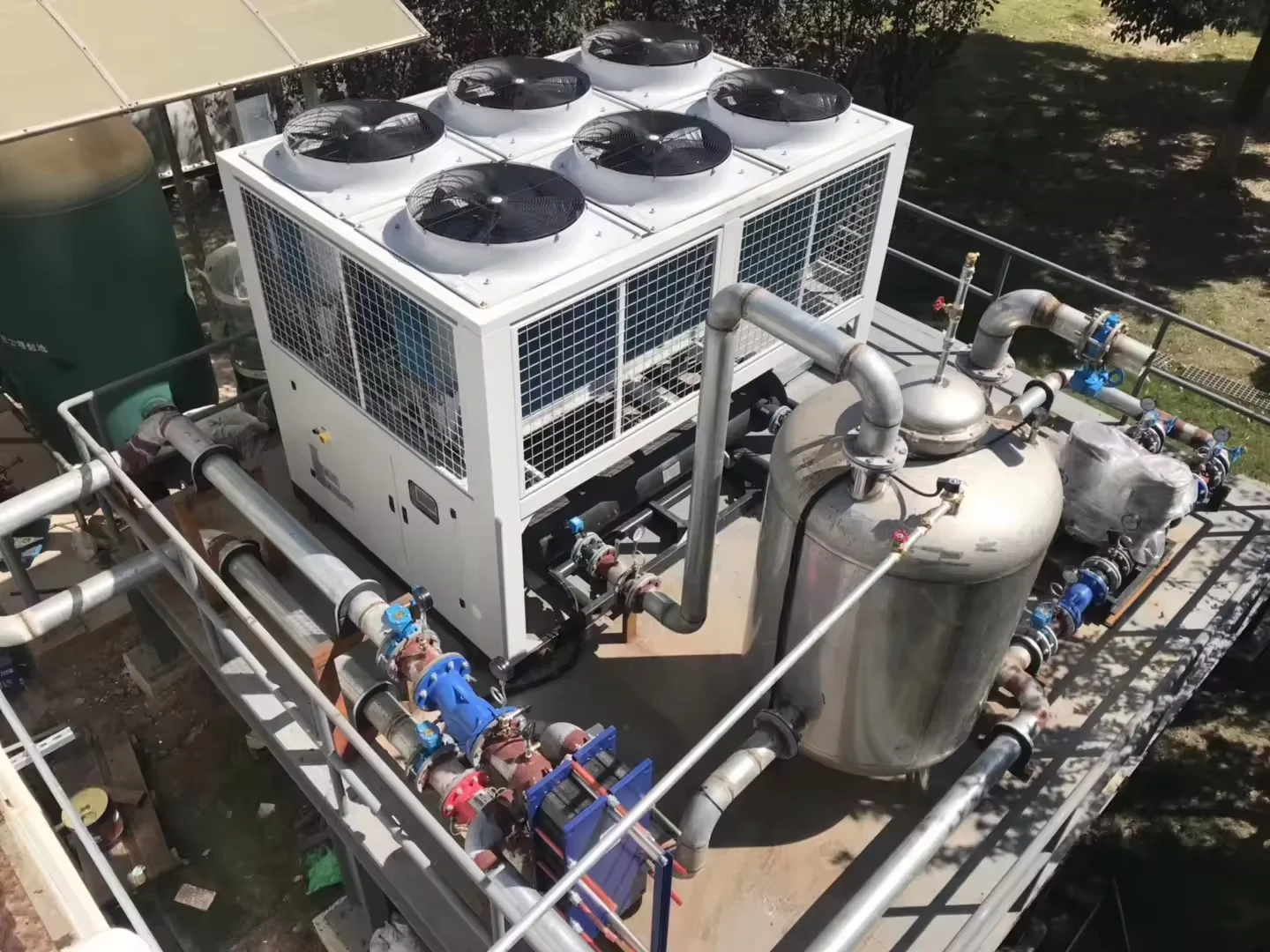 Scroll Modular Chiller Machine Cooling Industrial Chiller HVAC System Air Cooled Water Chiller