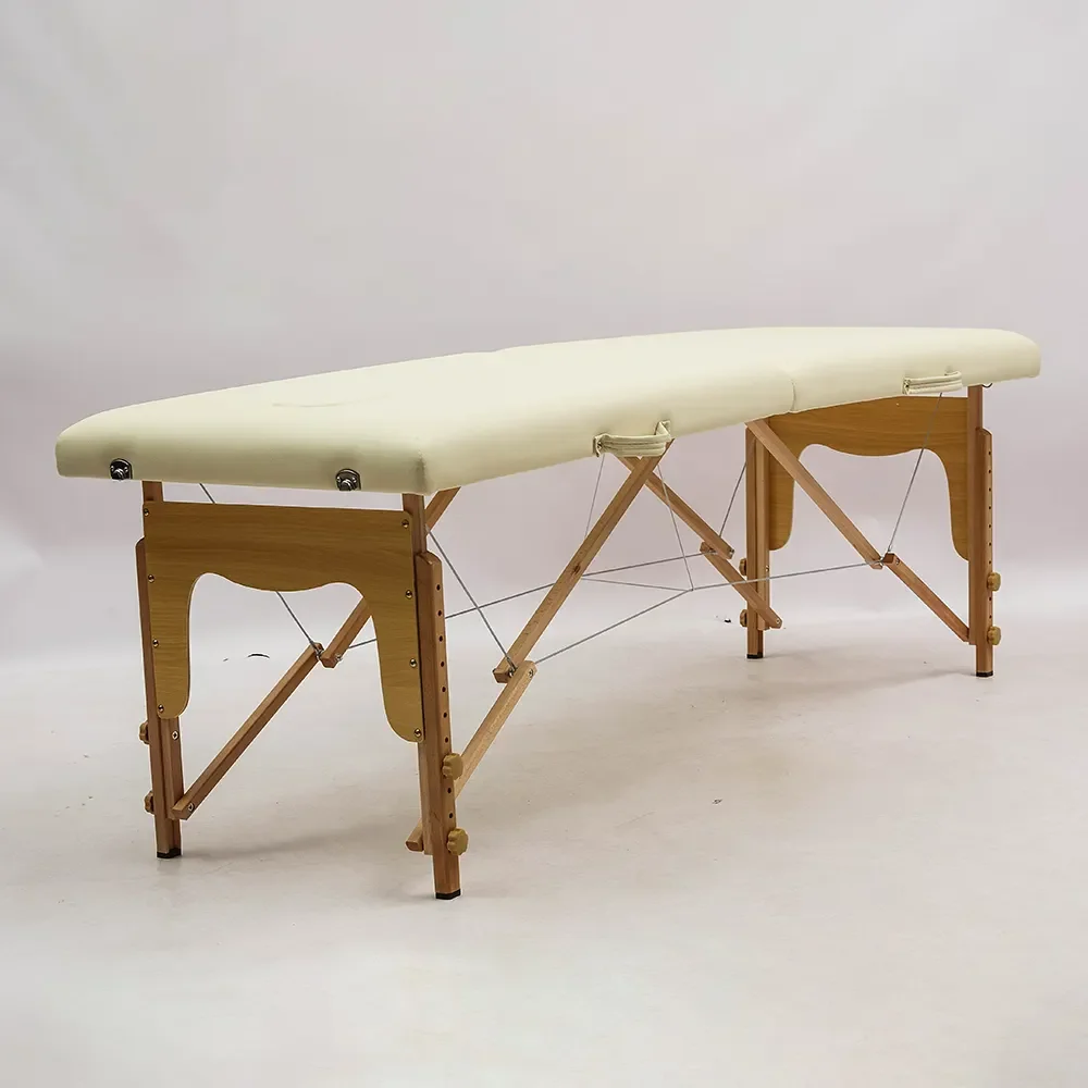 Wholesale Factory Portable Camillas De Masajes Folding Leather Beauty Salon Spa Adjustable Facial Eyelash Massage Table Bed