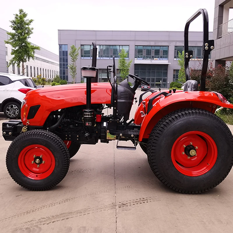 manufacturers diesel mini 40 HP 50 HP 55 HP 4 WD farm tractors and tractor front end loader tiller for agriculture made in china