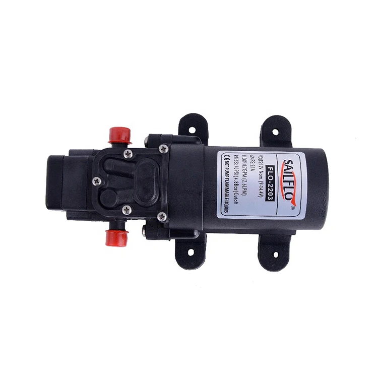 Manufacture RV 12v 24v dc water agriculture diaphragm pump for car washer