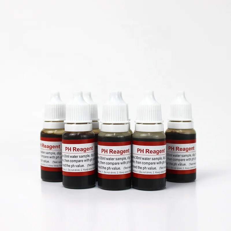 New Packing PH Reagent Kit / Ph testing drops/Home alkaline water purifier water quality testing drops PH meter detector reagent
