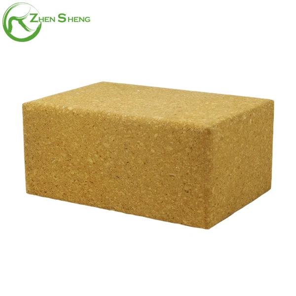 Zhensheng Nature Cork Yoga Block Laser Logo