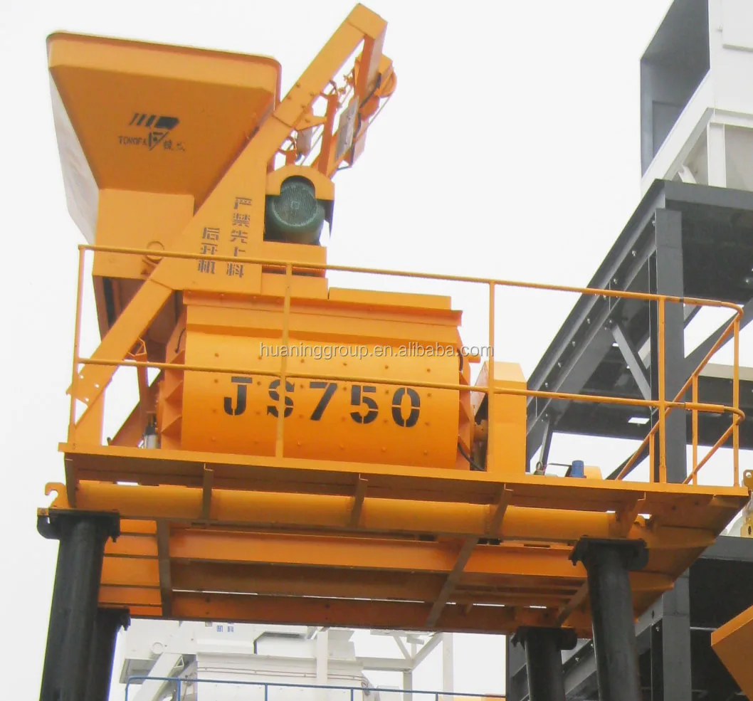 Pneumatic Discharge Grout Mixing Machine Js750 Concrete Mixer for Sale Mobile Diesel Engine Concrete Pump 30kw Water Pump 7.5 Kw