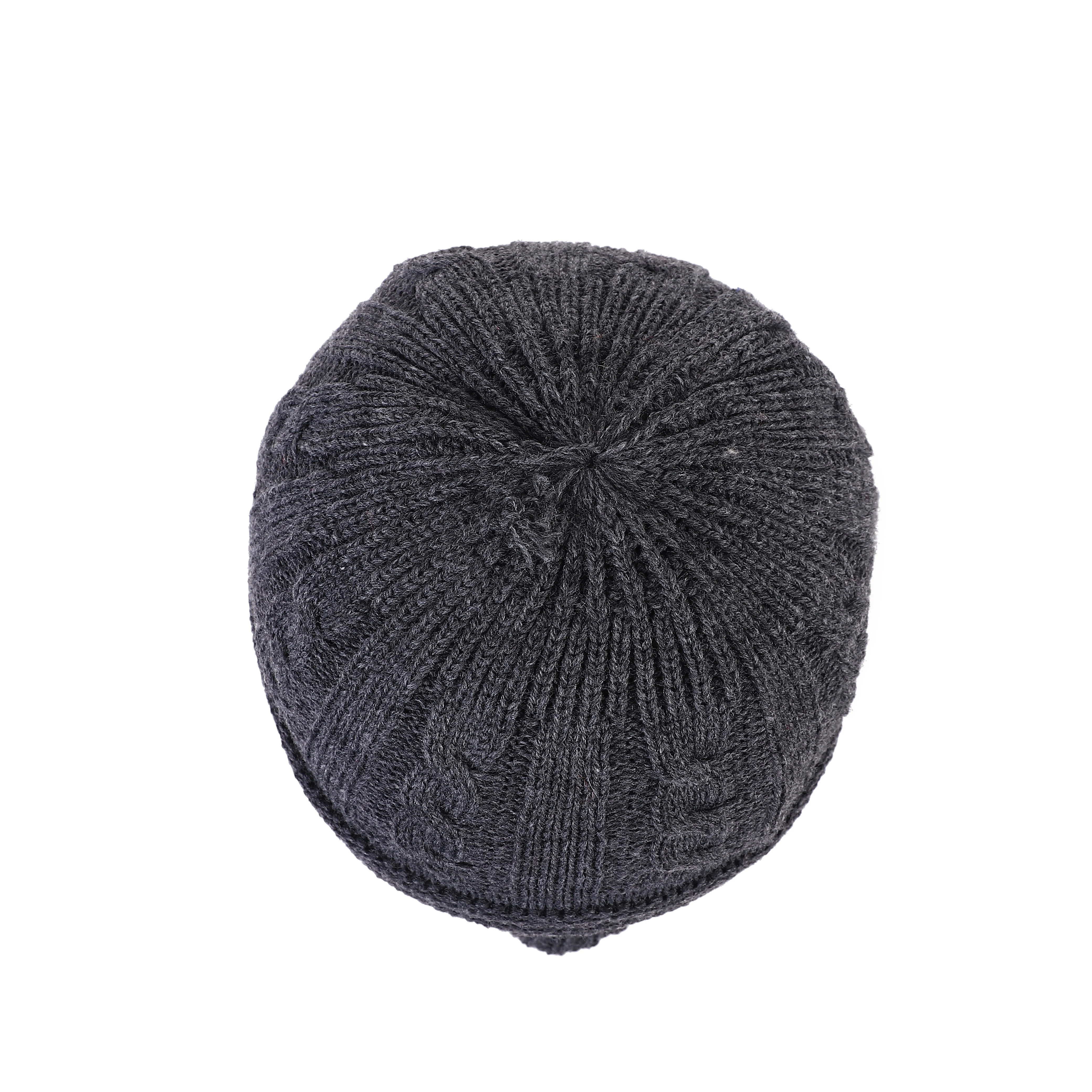 2021 High Quality Winter Plain Dyed Custom Beanie Hat  Warm Knitted Beanie Custom Logo