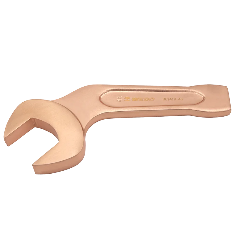 WEDO ATEX Non-Sparking Bent Striking Open Wrench Aluminium Bronze or Beryllium Copper BAM/FM/GS/ISO/OHSAS Certificate