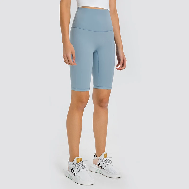 SY167 Women No Camel Toe Buttery Soft Skin Fitness Biker Pants Align High Rise Gym Cycling Shorts