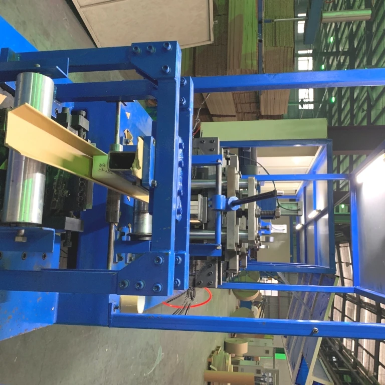 U Shaped profile Paper Edge Corner Guard Making Machine / production line