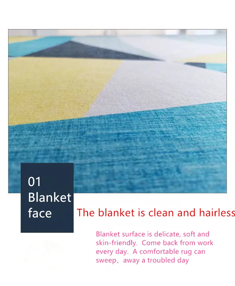 Custom Nordic 3d  luxury carpet living room carpets and rugs  area rug bedroom