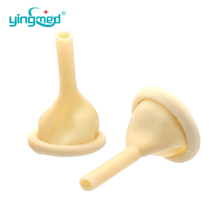 China Hospital Disposable Male Latex External Urinary Condom Catheter 100% Latex External Catheter
