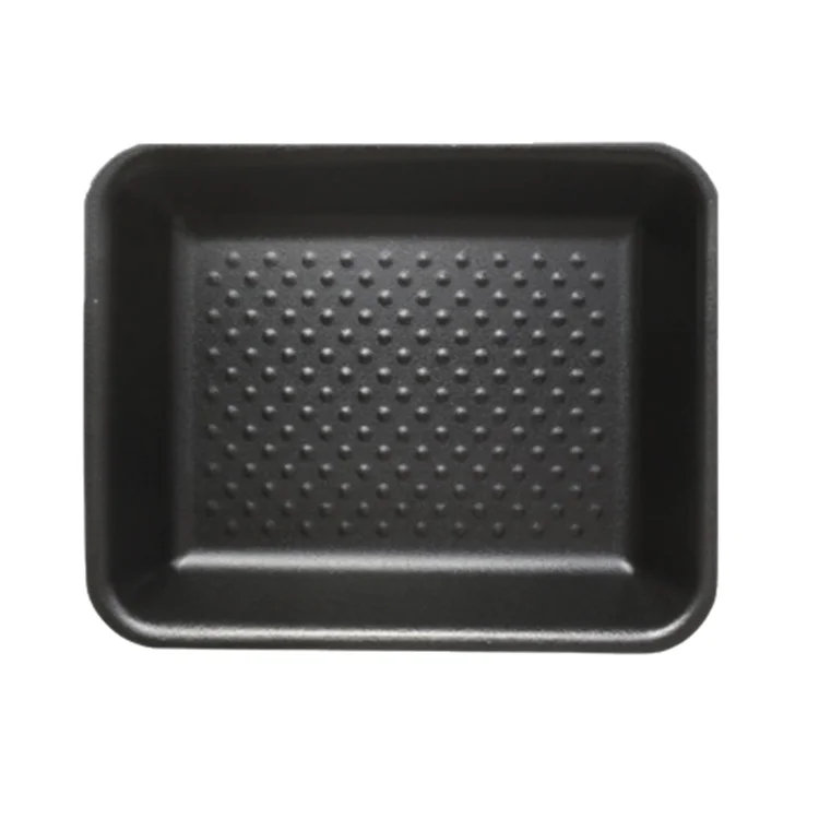 Good quality meat eps foam black tray