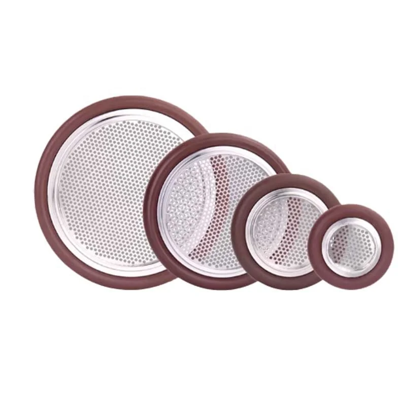 Stainless Steel Vacuum KF NW KF25 Screen Centering Rings with O Ring Seal ISO CF Fitting for Sanitary Usage