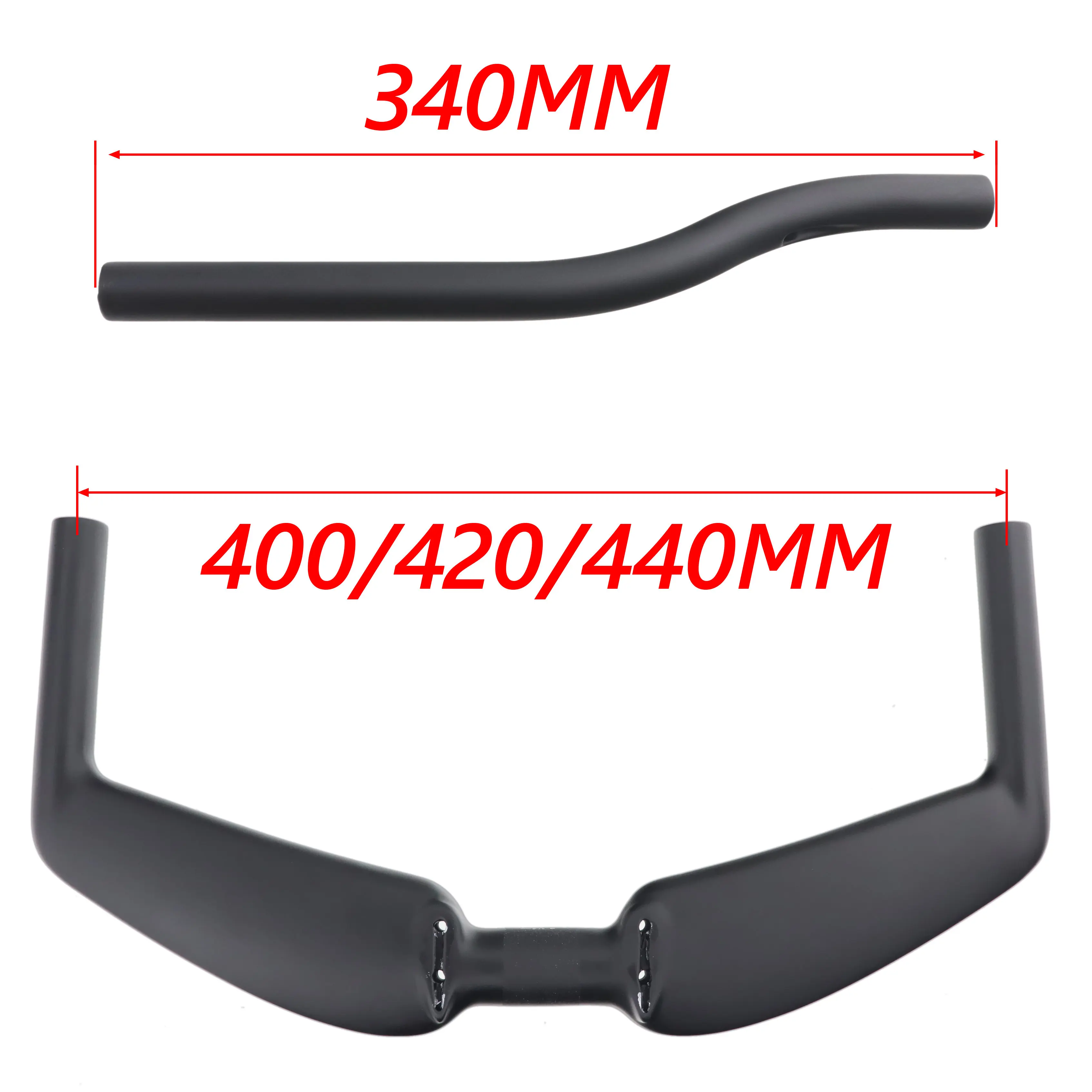 BIKEDOC SHT06 Carbon Time Trial Handlebar  400/420/440mm Rest Triathlon Handlebars Bike  Road Accessories