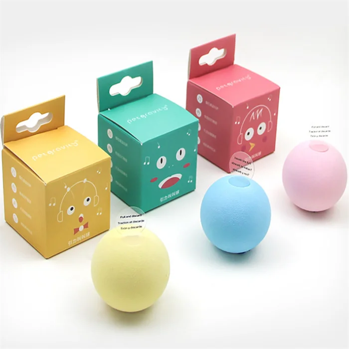 Wholesale Electronic Automatic Motorised Cat Toys New Gravity Ball Smart Touch Sounding Interactive Pet Toys Squeak Ball
