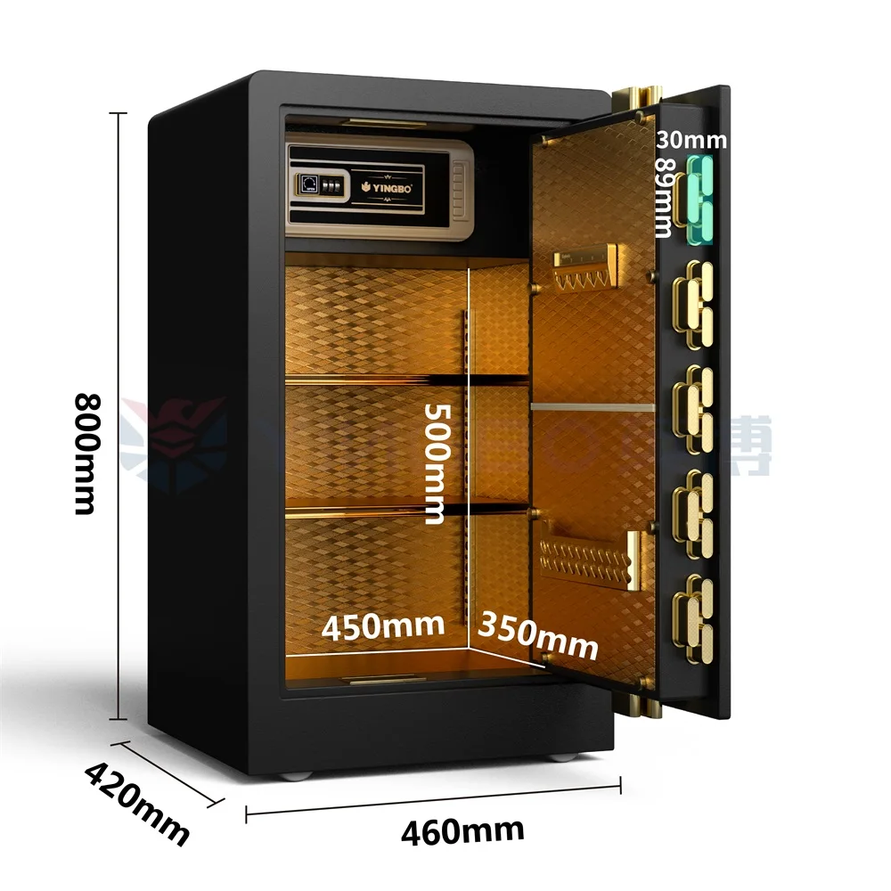 caja fuerte biometric lock safety box home security safe