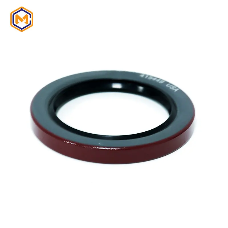 Double-Lip Hydraulic TA Spring Oil Seals Various Materials Including NBR FKM Silicone Steel Anti-Dust Skeleton Pump Shaft Seal