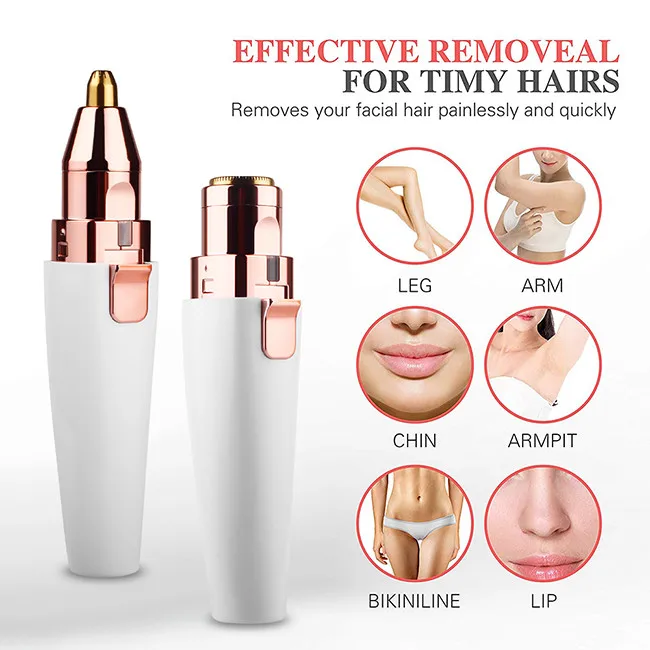 USB rechargeable eyebrow trimmer razor trimmer eyebrow sweat nose hair epilator