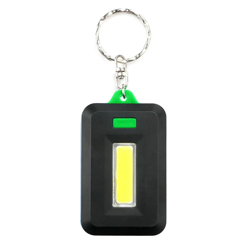 Promotional Gift Lamp AAA Battery Portable Pocket EDC Mini COB Keychain Torch Light Flashlight