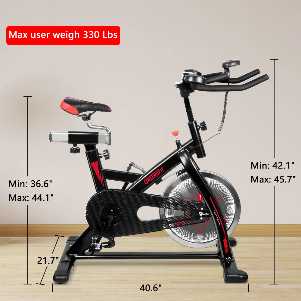 
OneTwoFit Hot Selling Amazon Manufacturer Exercise Spin Cycling Home Use Indoor Spinning Bikes 
