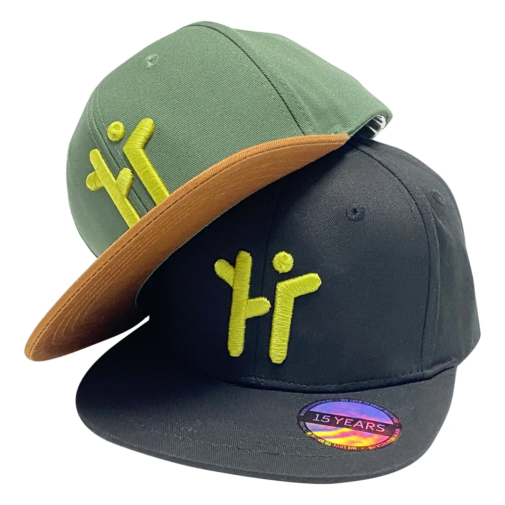 Custom 3D embroidery High Quality Snapback Cap Hip Hop Hat Fitted Cap