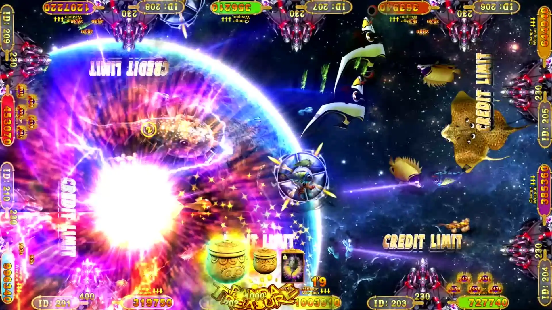 10 players software video fish games shooting games machines fire kirin  panda master tables cabinets arcade boxing game