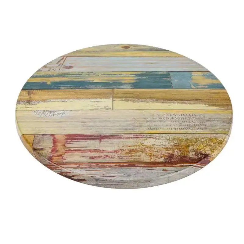 reclaime wood 700*700MM Outdoor Dining Table Waterproof Werzalit Wood Set Home Cafe Canteen Bedroom Dining Room Furniture