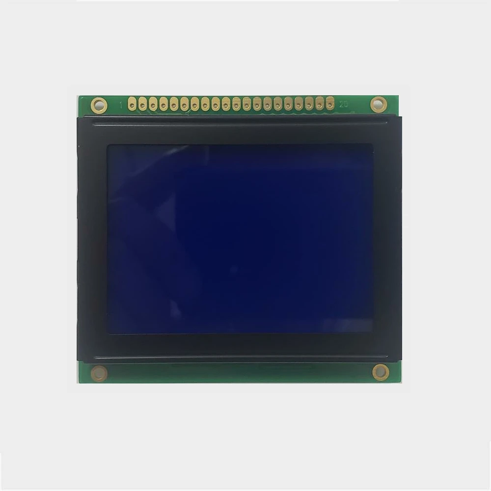In Blue Background Cob 128x64 Lcd Arduino Lcm 12864 For Home Appliance And Industrial Application
