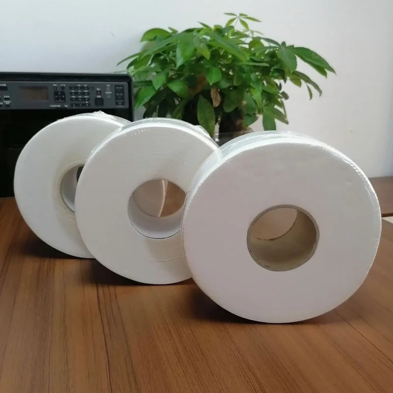 Business jumbo toilet paper virgin wood pulp jumbo roll tissue 2-3 ply 700g toilet paper tissue