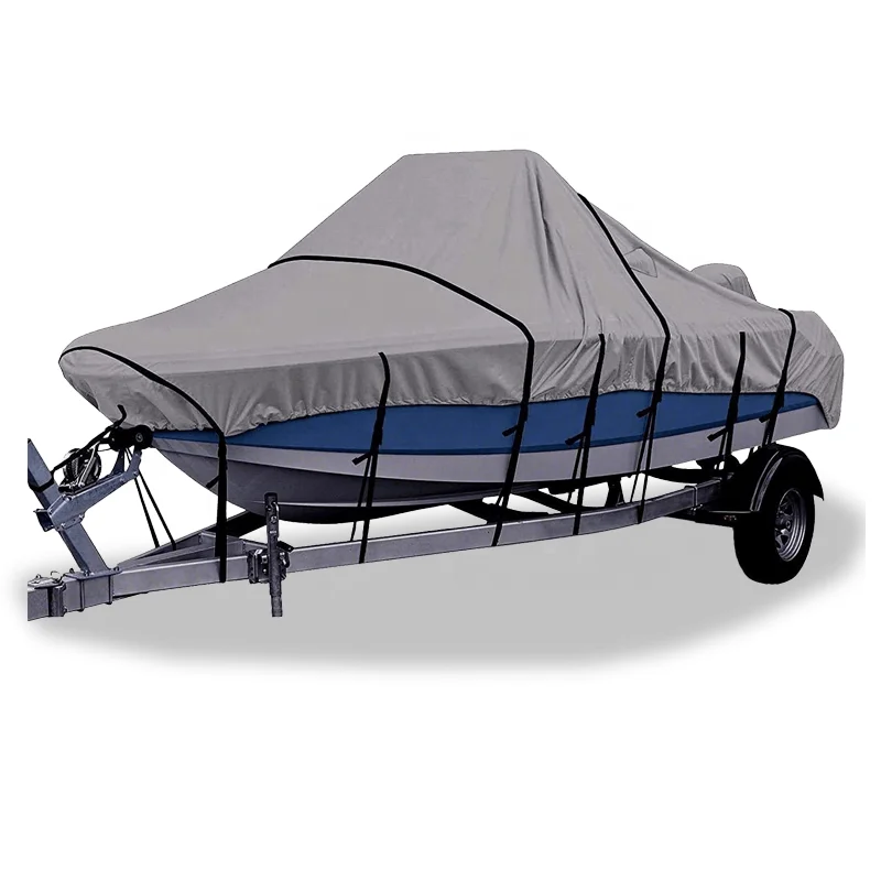 Breathable Durable Light Weight Polyester Oxford 420D  Boat Cover  Waterproof UV Proof