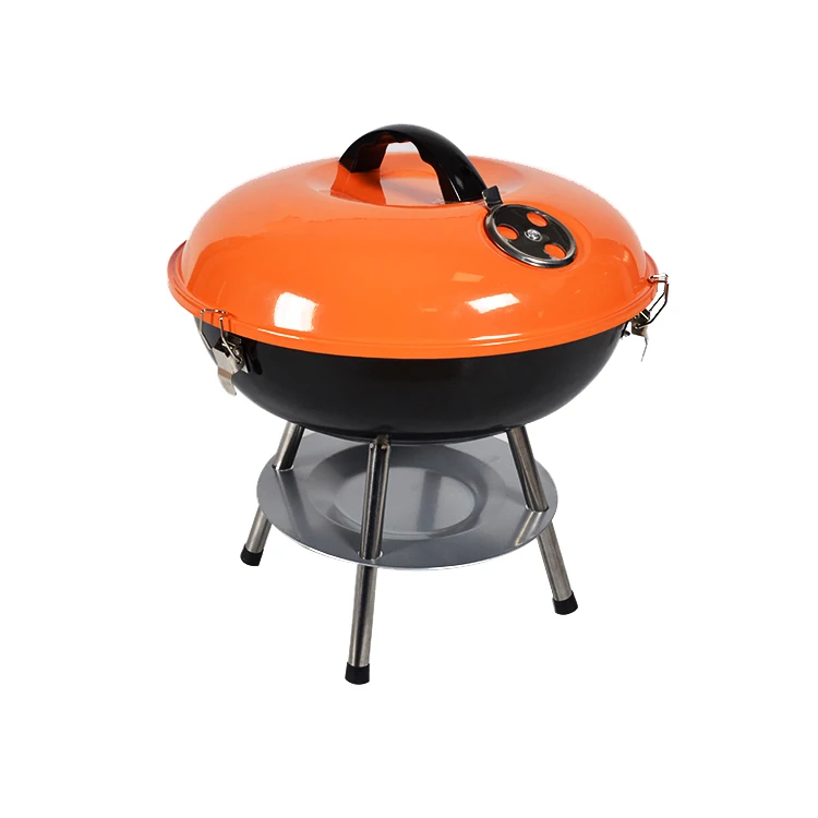 Tabletop Small Grill Outdoor Barbecue Garden Charcoal BBQ Portable Mini Kettle Grill