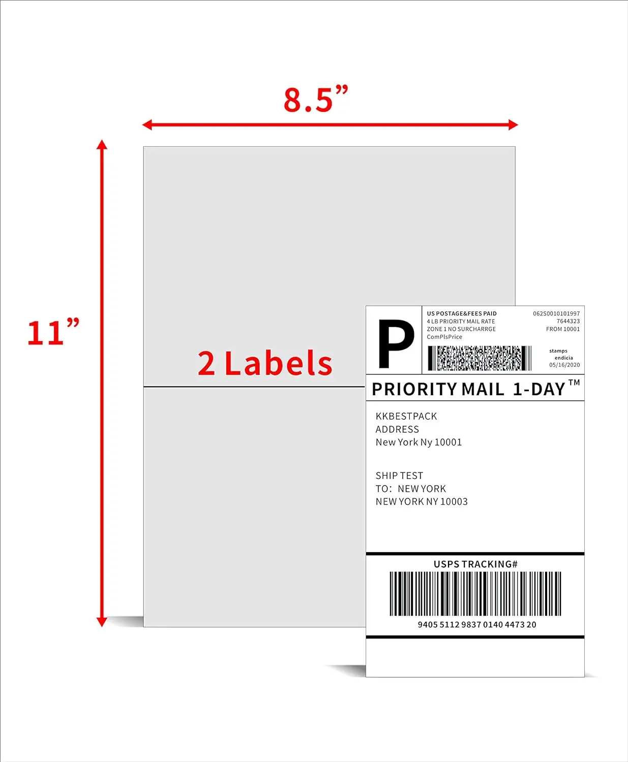 Recyclable Custom A4 Sheet Inkjet Matte Adhesive Printable Label Matt Size For Printer Vinyl Sticker Paper