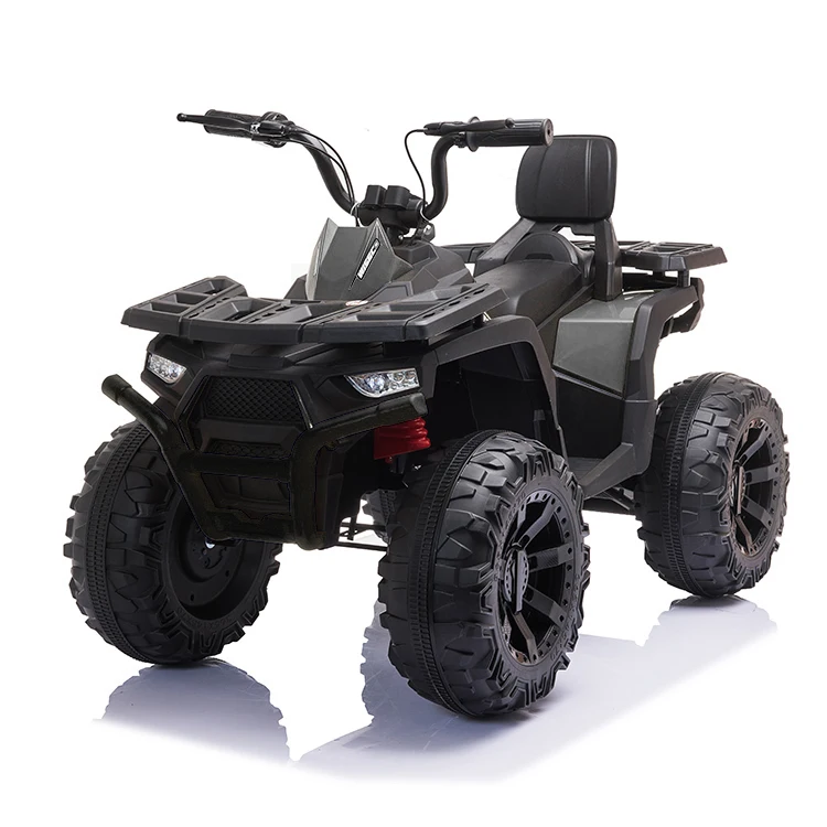 Детский Электрический Мотоцикл ATV с большими колесами, ручной тормоз