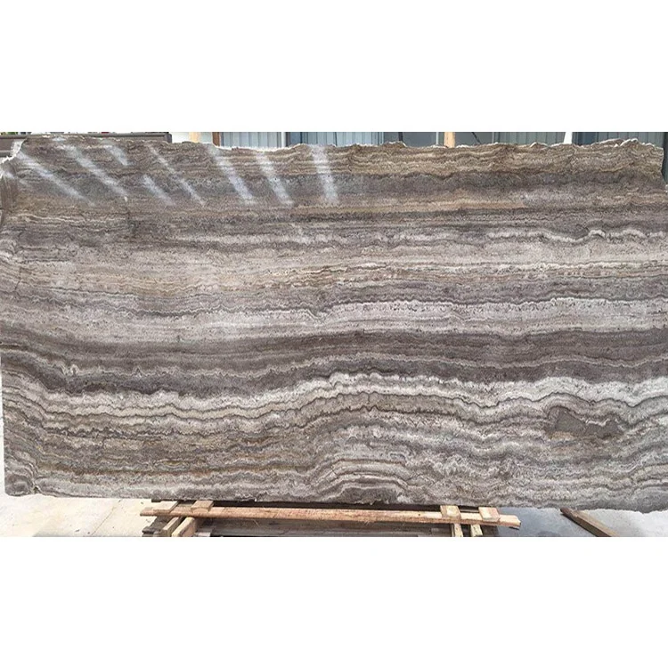 Marmol travertino Marble Slabs Natural Silver Grey Travertine Marble for Indoor Wall Panel and Floor Tiles
