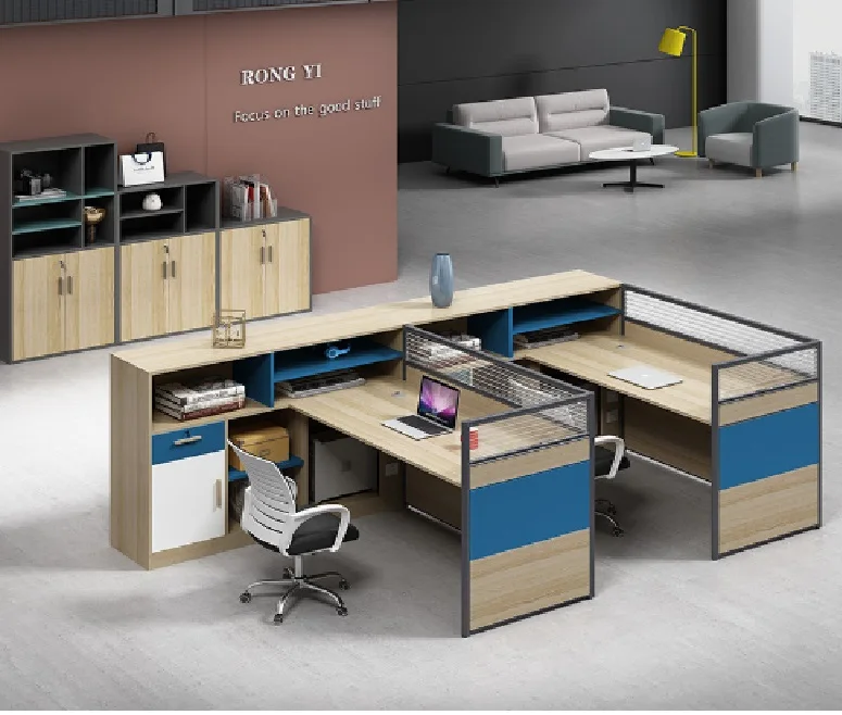 Offices Room 2 Person Workstation Set Furniture Table Office Desks