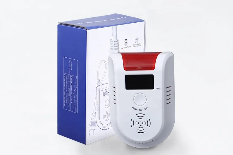 Compatible 433mhz Wireless Alarm or Standalone GD13 LPG Gas Detector Plug In Gas Leak Detector for Home Security Alarm Sensor