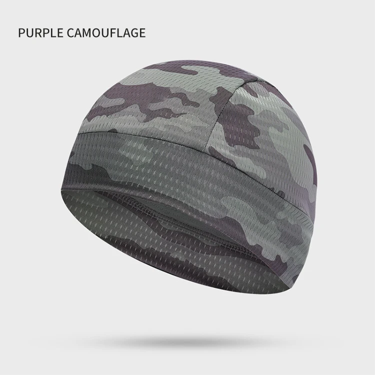 Moisture Wicking Breathable Elastic Ourdoor Sun Protection Quick-dry Ice Silk Riding Skull Cap