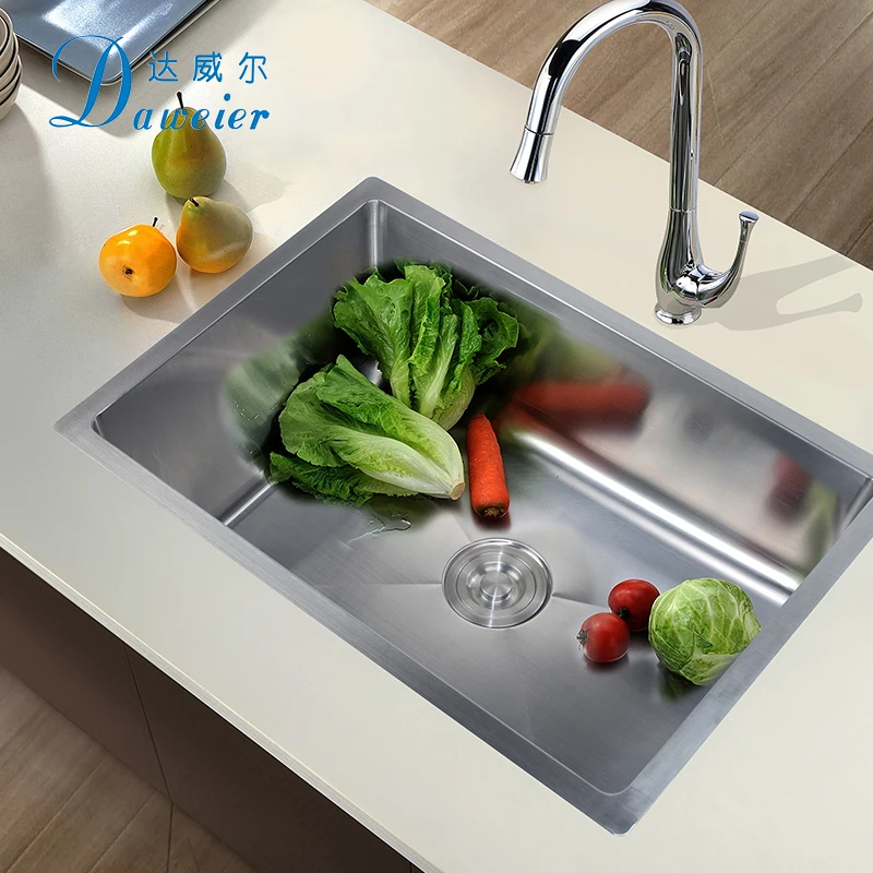 wholesale stainless steel Single Bowl Sink Wash vegetable Sink Rectangular Kitchen Sink