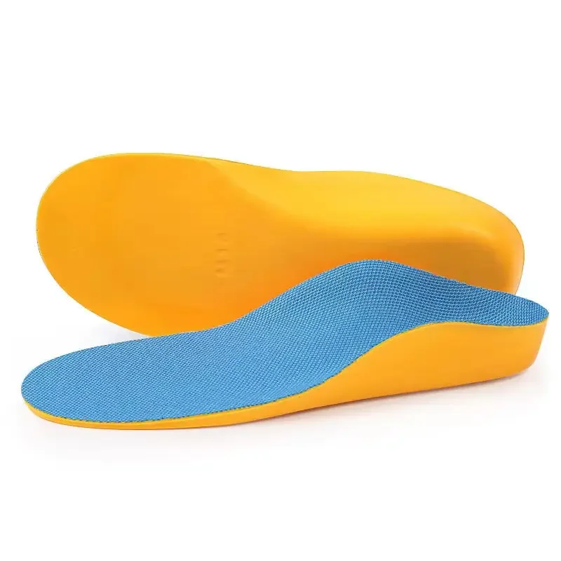 Hot Kids Arch Support Insole Planter Fasciitis Foot Orthopedic Shoe Insert Pad PU Cushion Insole Flat Feet Shoe Insert