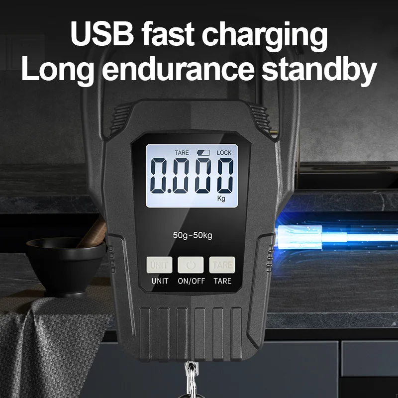 Small portable scale portable electronic scale portable express to buy vegetables weighing electronic spring scale