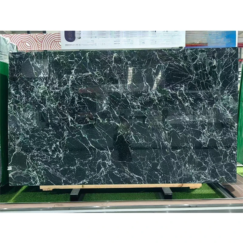 Китайская цена итальянская мраморная плита зеленая плитка Verde Alpi Marmol декоративный камень для настенного напольного столика