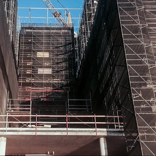 Professional Galvanized Steel and Aluminum Mobile Scaffolding Platform for Construction and Building Loading