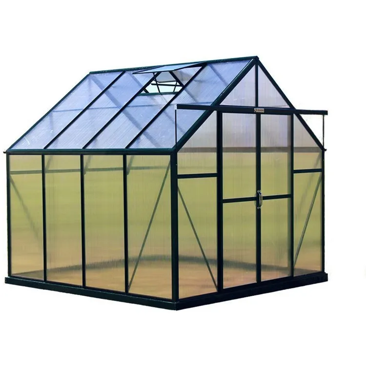 Hot sale easy installation top quality polycarbonate garden Aluminum greenhouse small backyard plastic greenhouse kits