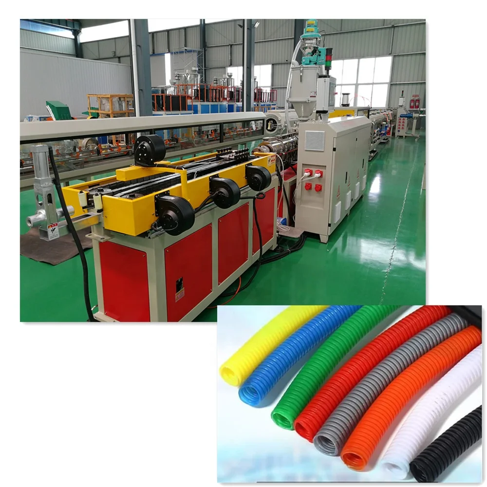 Машина для изготовления двойных гофрированных труб HDPE DWC