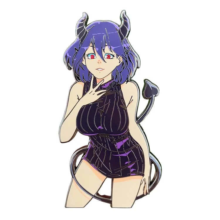 Enamel Pin Designs Custom Made Dyed Metal Black Soft Enamel Lapel Pins