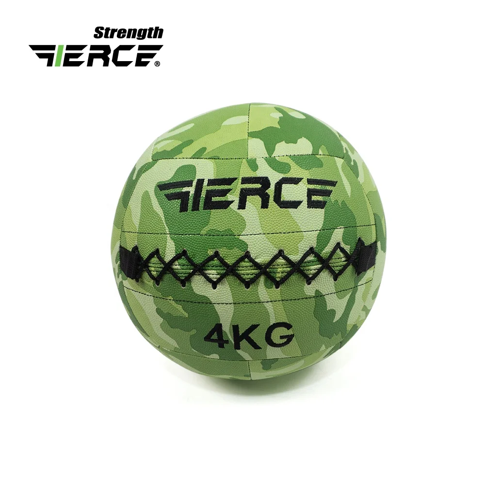 FIERCE Wholesale Training Arm Abs Pilates Camouflage PVC Camo Leather Wall Ball