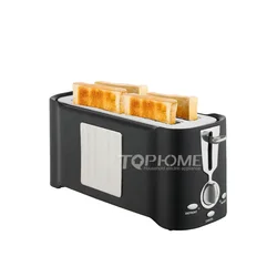 4 Slice Electric Household Bread Toaster Logo Toaster